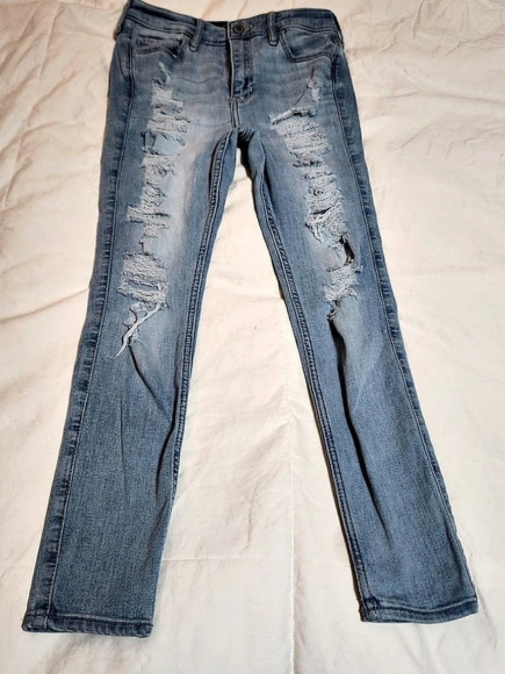 Hollister High-Rise Super Skinny Jeans Blue Waist 28